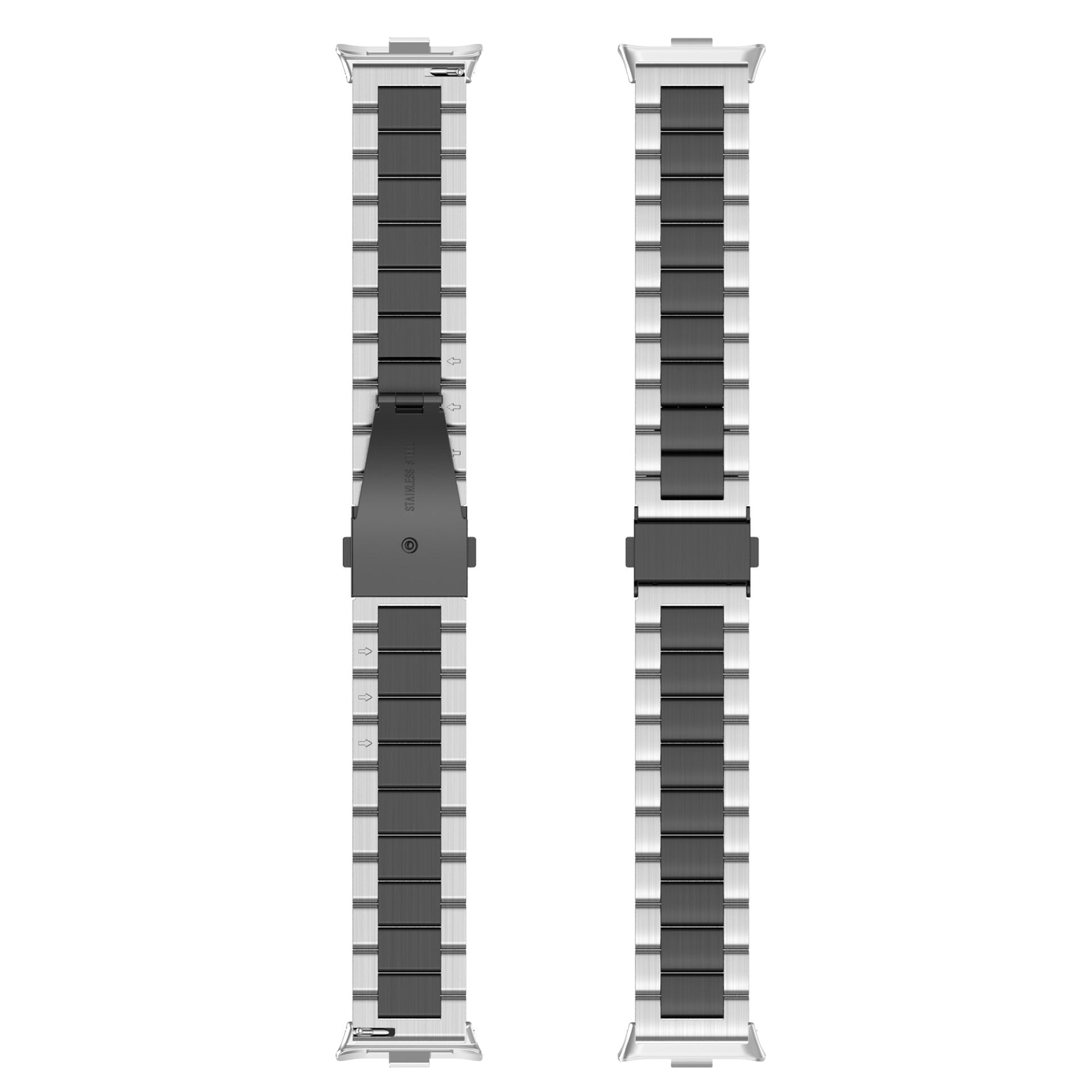 For Xiaomi Smart Band 8 Pro Watch Band Stainless Steel Watch Strap with Tool Spring Bar For Xiaomi Smart Band 8 Pro Watch Band Stainless Steel Watch Strap with Tool Spring Bar
